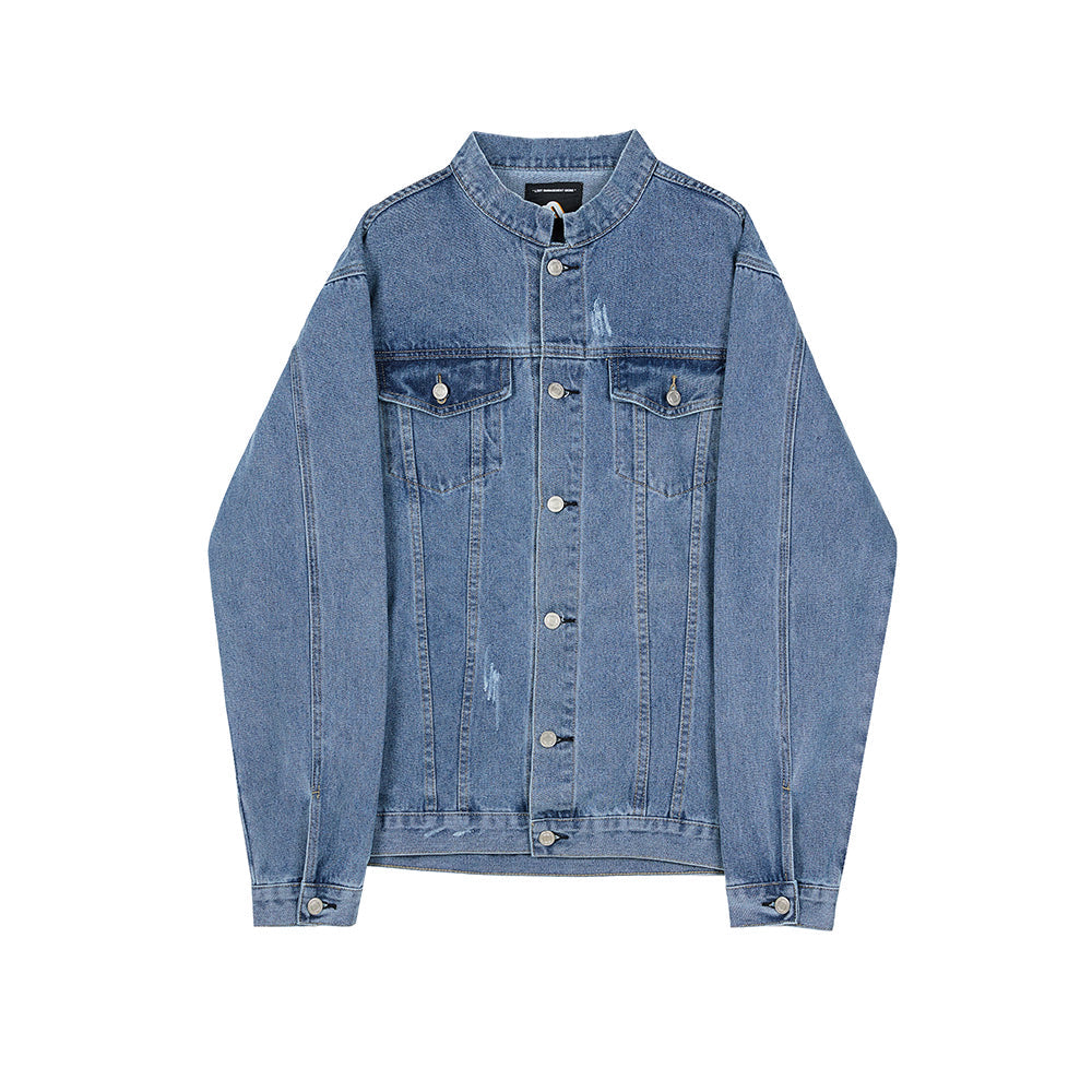 RT No. 2532 CHINESE COLLAR DENIM JK