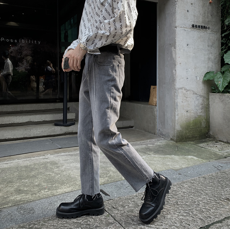 No. 3547 WASHED SLIM JEANS