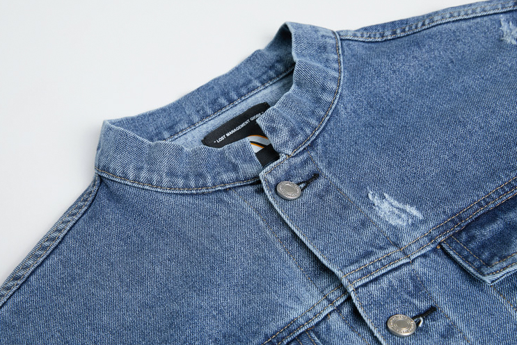 RT No. 2532 CHINESE COLLAR DENIM JK
