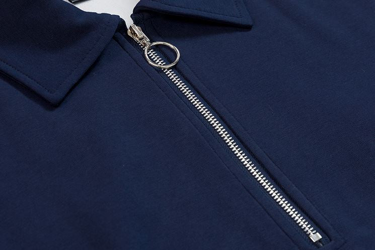 RT No. 4215 HALF ZIP-UP COLLAR SWEATER JK