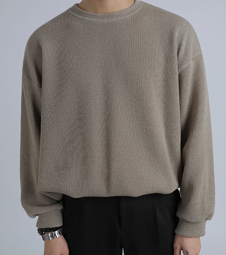 RT No. 3204 ROUND NECK SWEATER