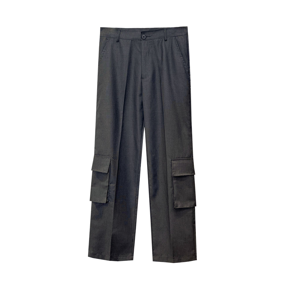 RT No. 2040 POCKET STRAIGHT SUIT PANTS