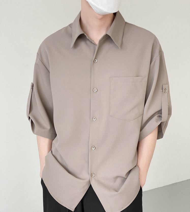 RT No. 5078 BUTTON UP HALF SLEEVE SHIRT