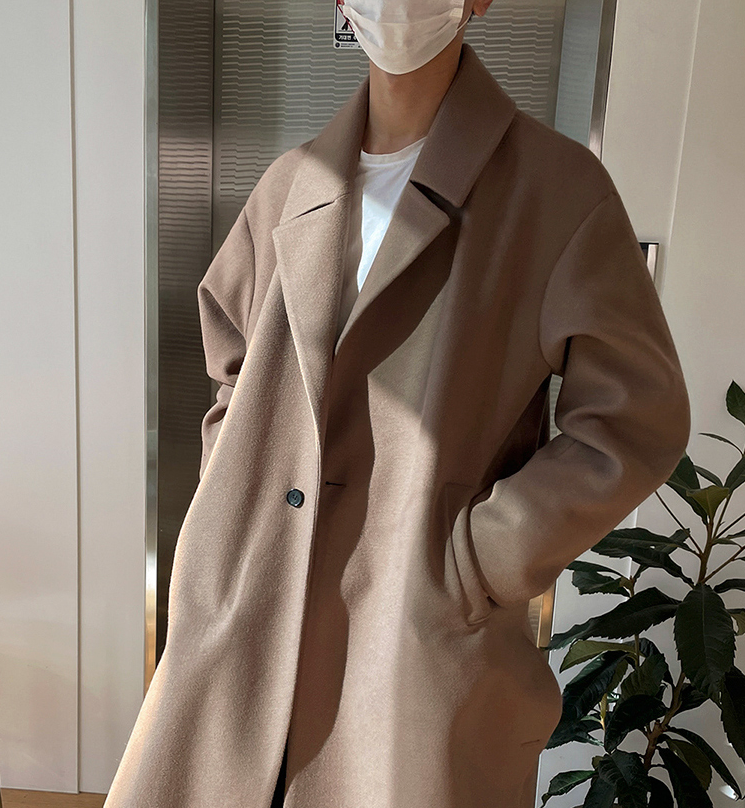 RT No. 3458 BROWN WOOLEN COAT JK