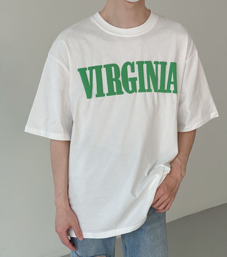 RT No. 5085 VIRGINIA LETTERED HALF SLEEVE SHIRT