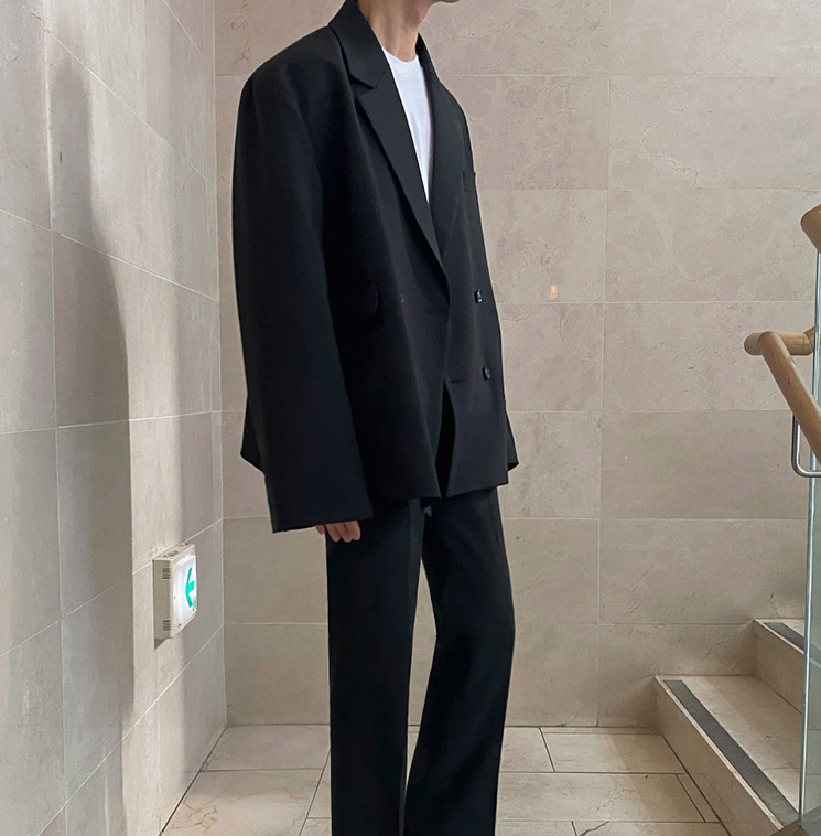 RT No. 2266 OVERSIZE DOUBLE BREASTED SUIT JK