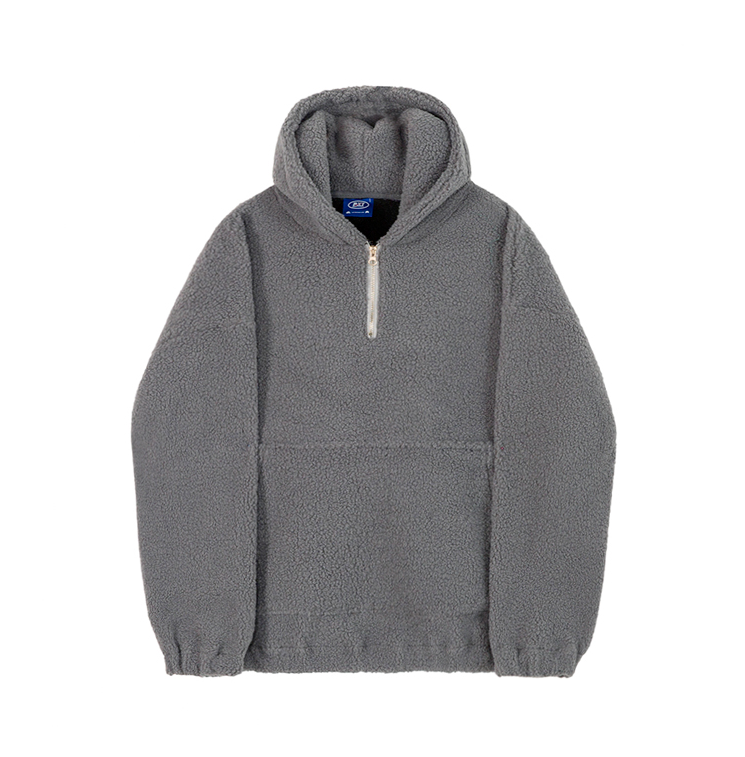 RT No. 3348 HALF ZIP-UP FLEECE HOODIE