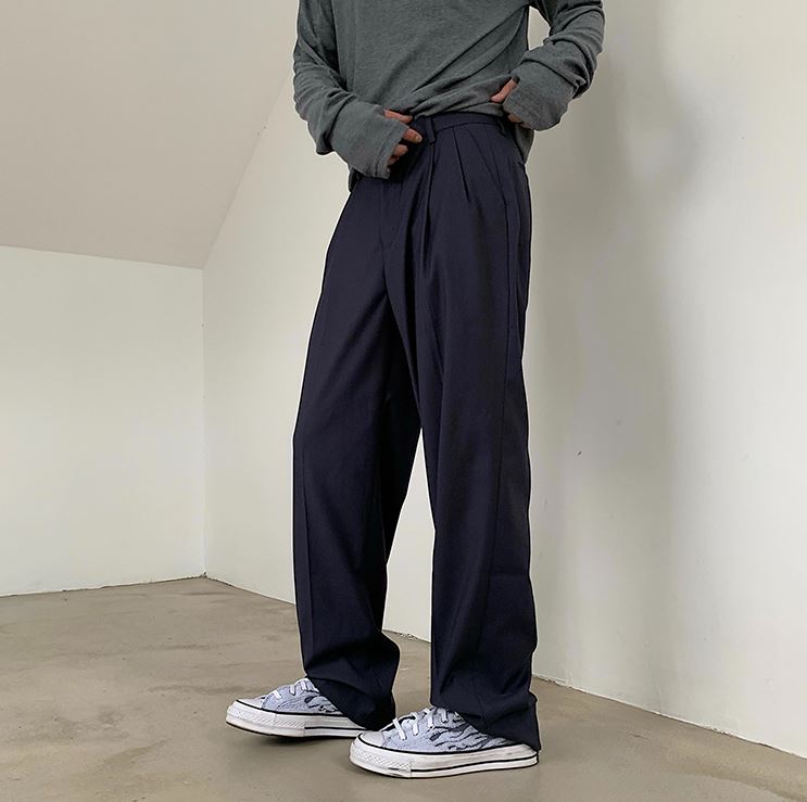 RT No. 4492 STRAIGHT DRAPE CASUAL PANTS