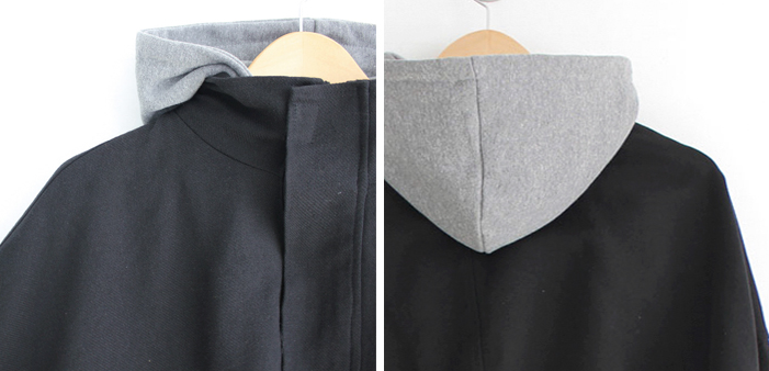 RT No. 3019 CROPPED HOODED JK