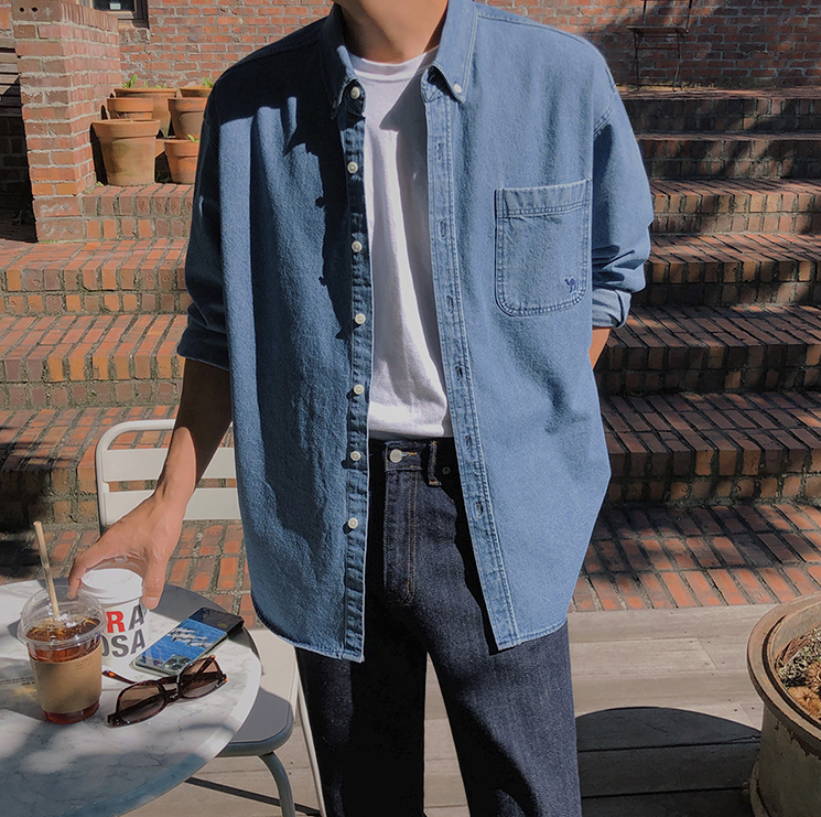 RT No. 4083 DENIM COLLAR SHIRT