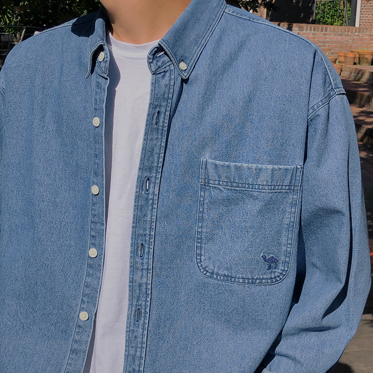 RT No. 4083 DENIM COLLAR SHIRT