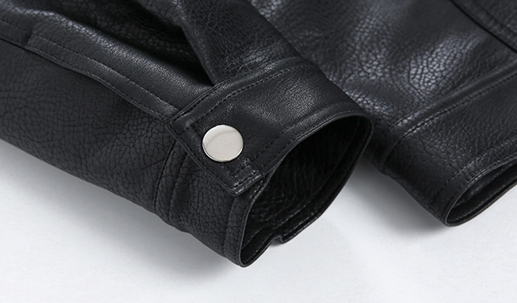 RT No. 2522 ZIP-UP LEATHER COLLAR JK