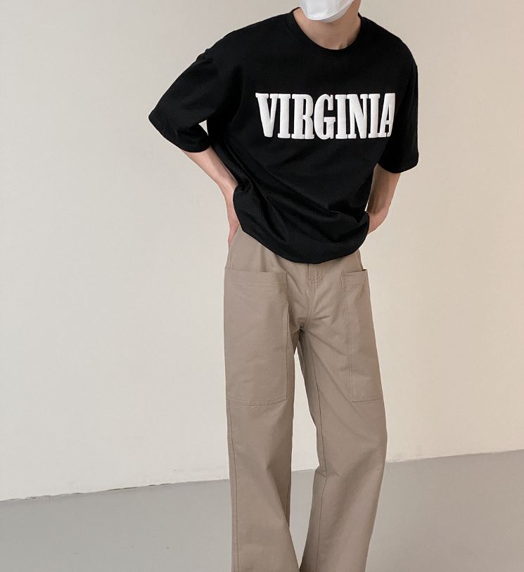 RT No. 5085 VIRGINIA LETTERED HALF SLEEVE SHIRT