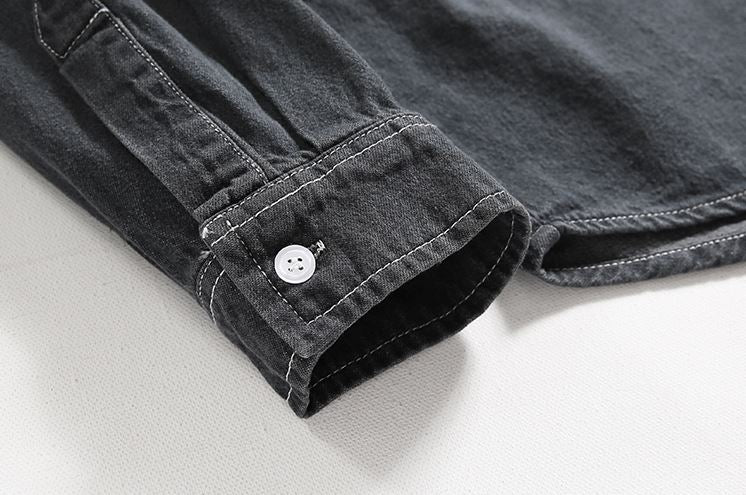 RT No. 5166 DARK GRAY DENIM SHIRT