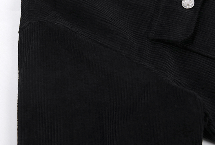 RT No. 2520 BLACK CORDUROY JK