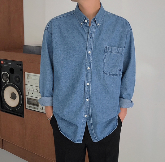 RT No. 4083 DENIM COLLAR SHIRT