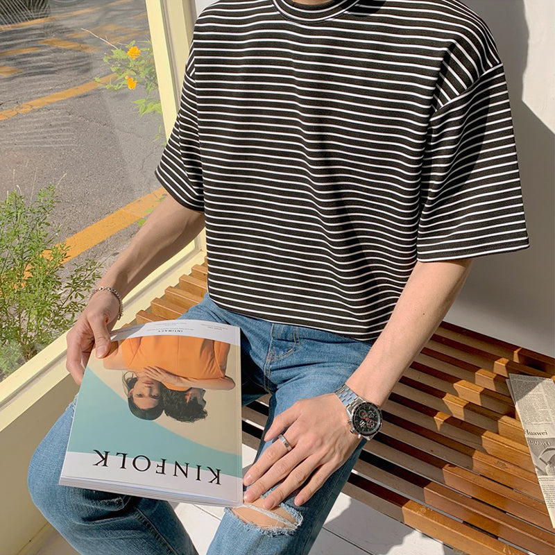 RT No. 1527 HALF SLEEVE STRIPED SHIRT