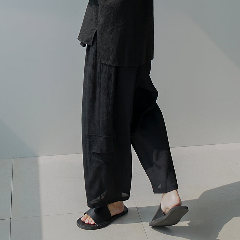 RT No. 1525 THIN WIDE PANTS