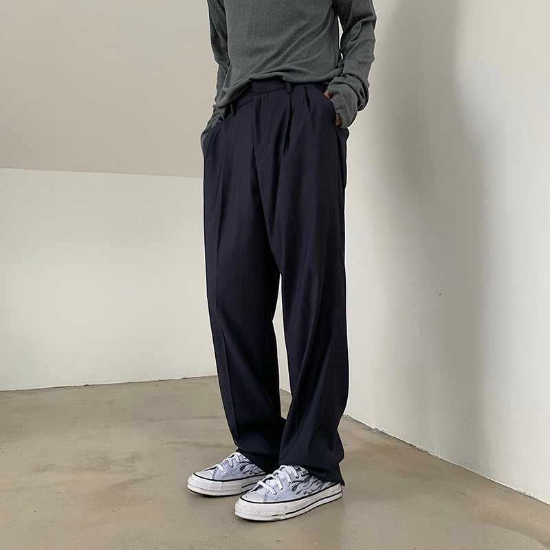 RT No. 4492 STRAIGHT DRAPE CASUAL PANTS