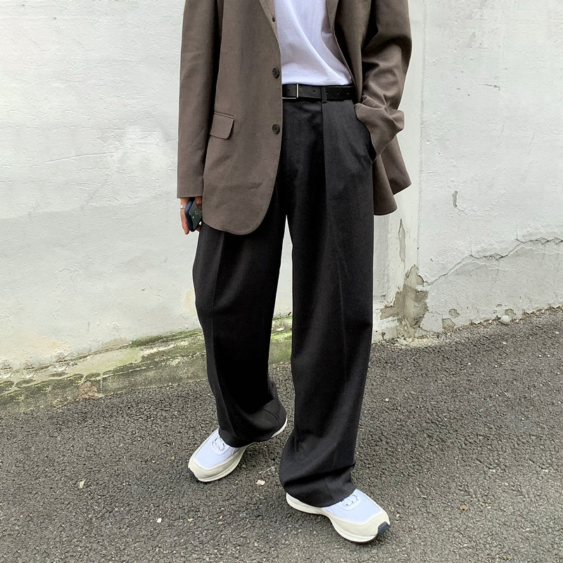 RT No. 3012 STRAIGHT WIDE PANTS