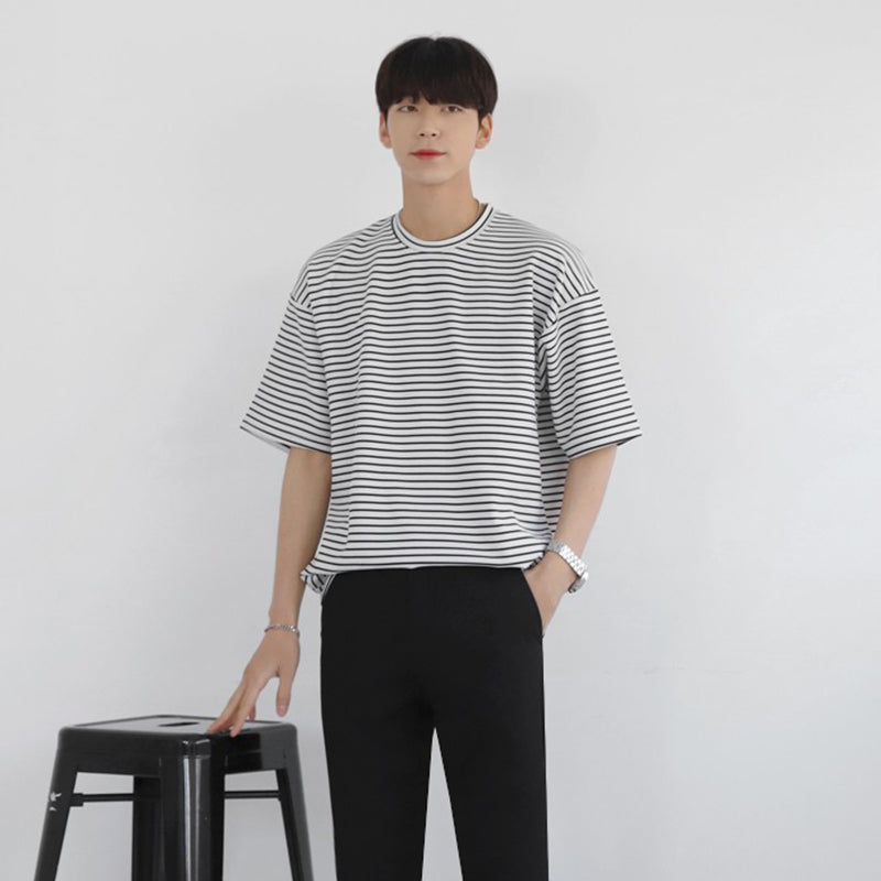 RT No. 1527 HALF SLEEVE STRIPED SHIRT