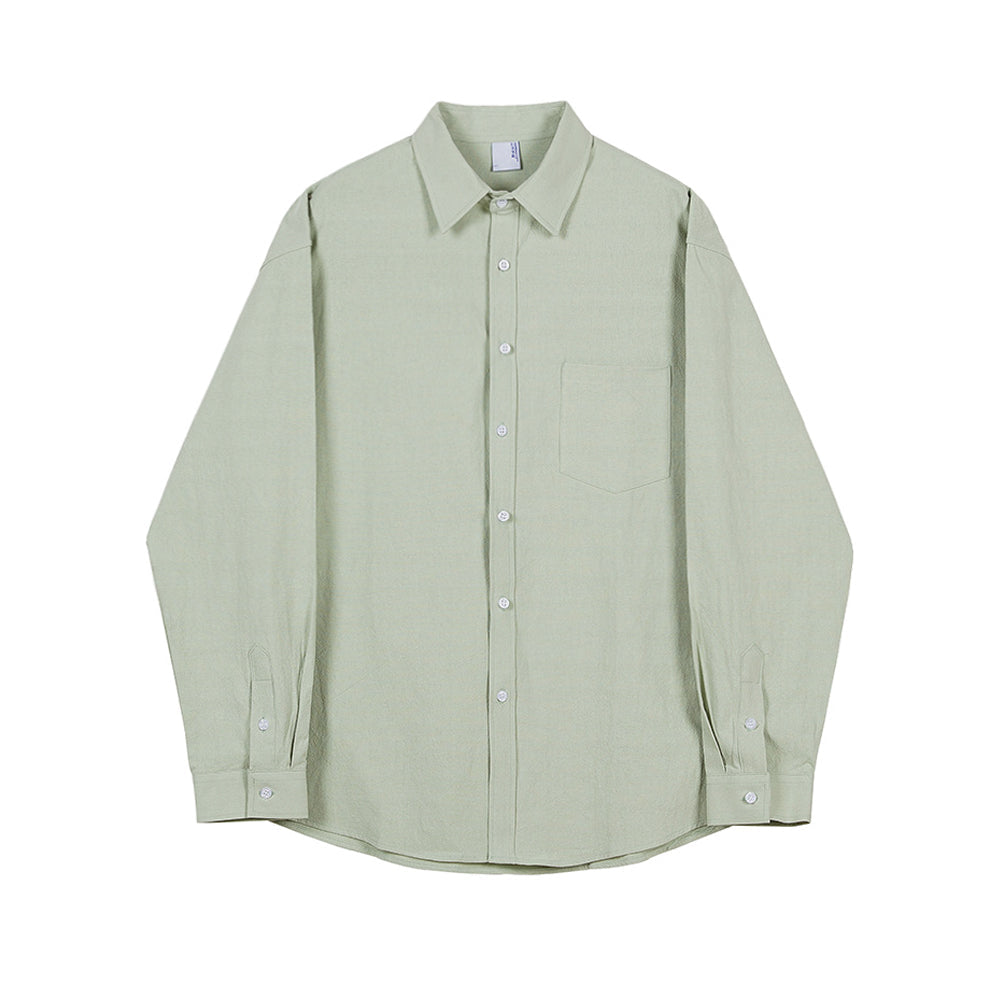 RT No. 3060 BASIC COTTON COLLAR SHIRT