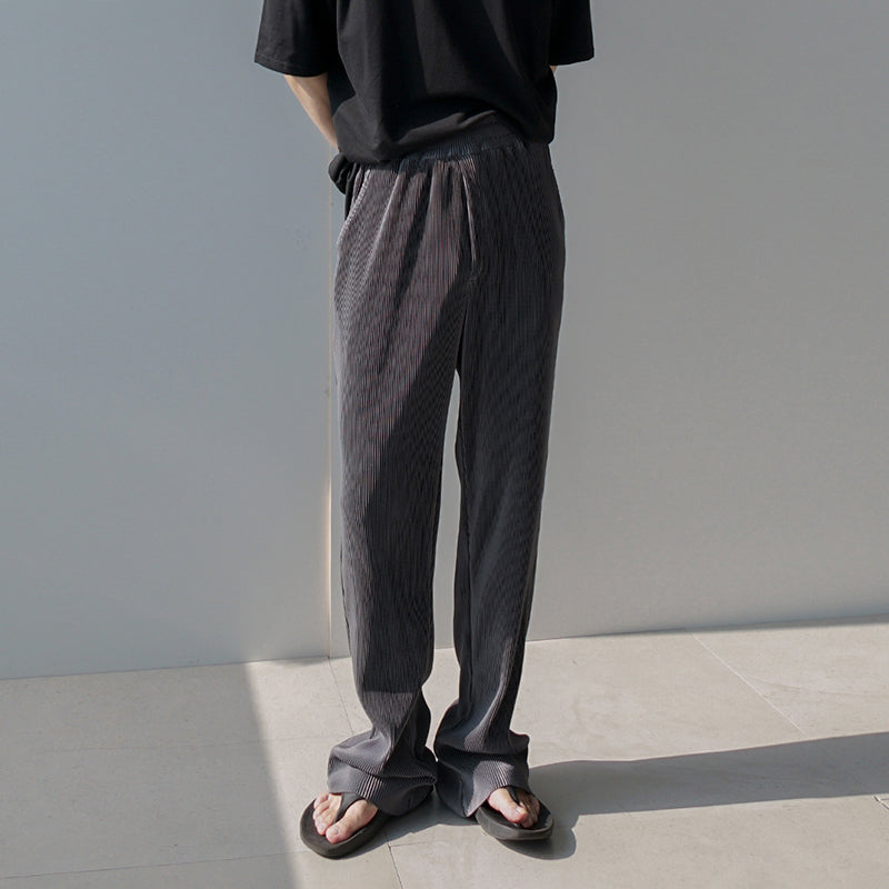 RT No. 1755 STRAIGHT WIDE PLEATED PANTS