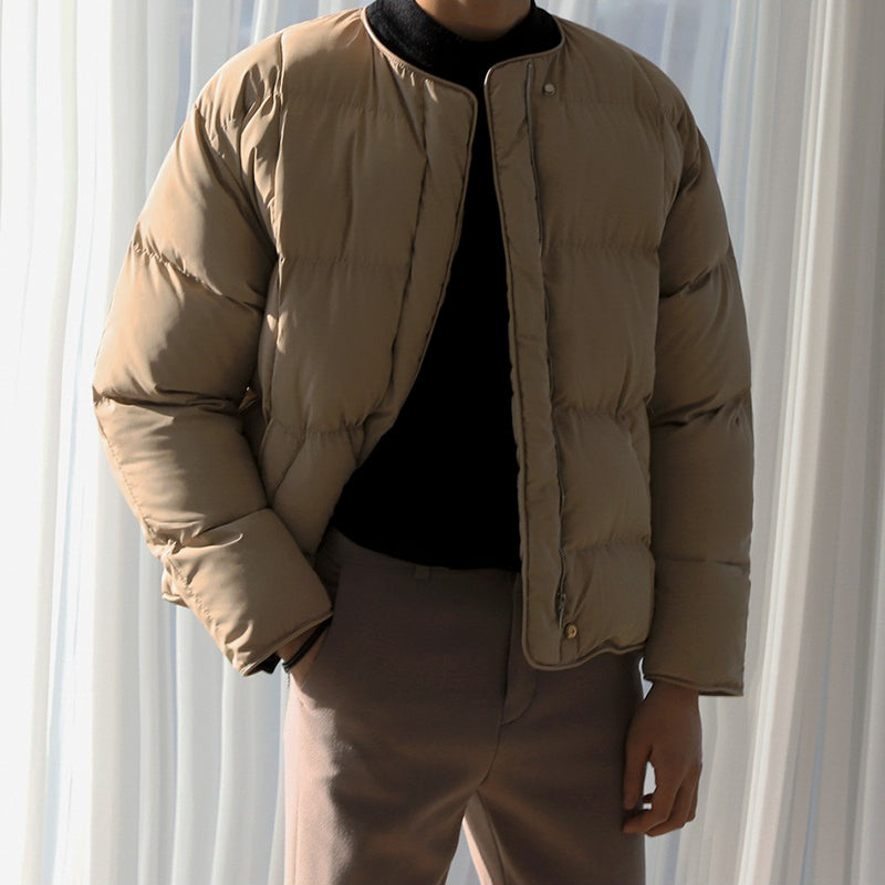 RT No. 1310 COLLARLESS PUFFER JK