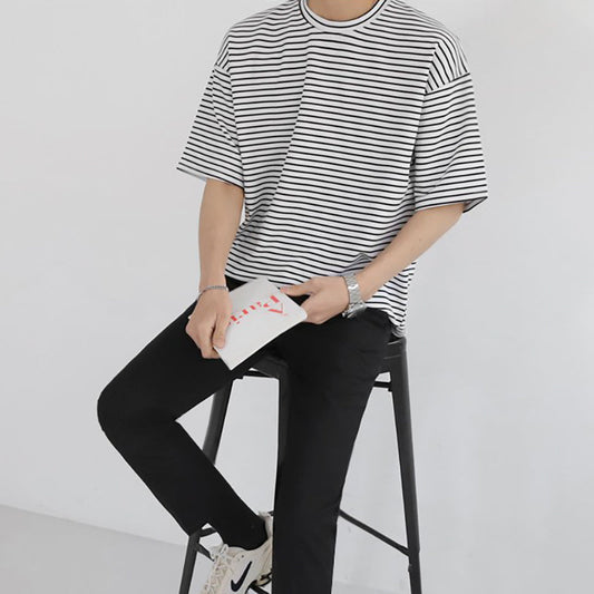 RT No. 1527 HALF SLEEVE STRIPED SHIRT