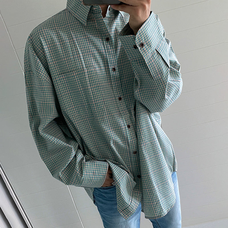 RT No. 4380 PLAID COLLAR SHIRT