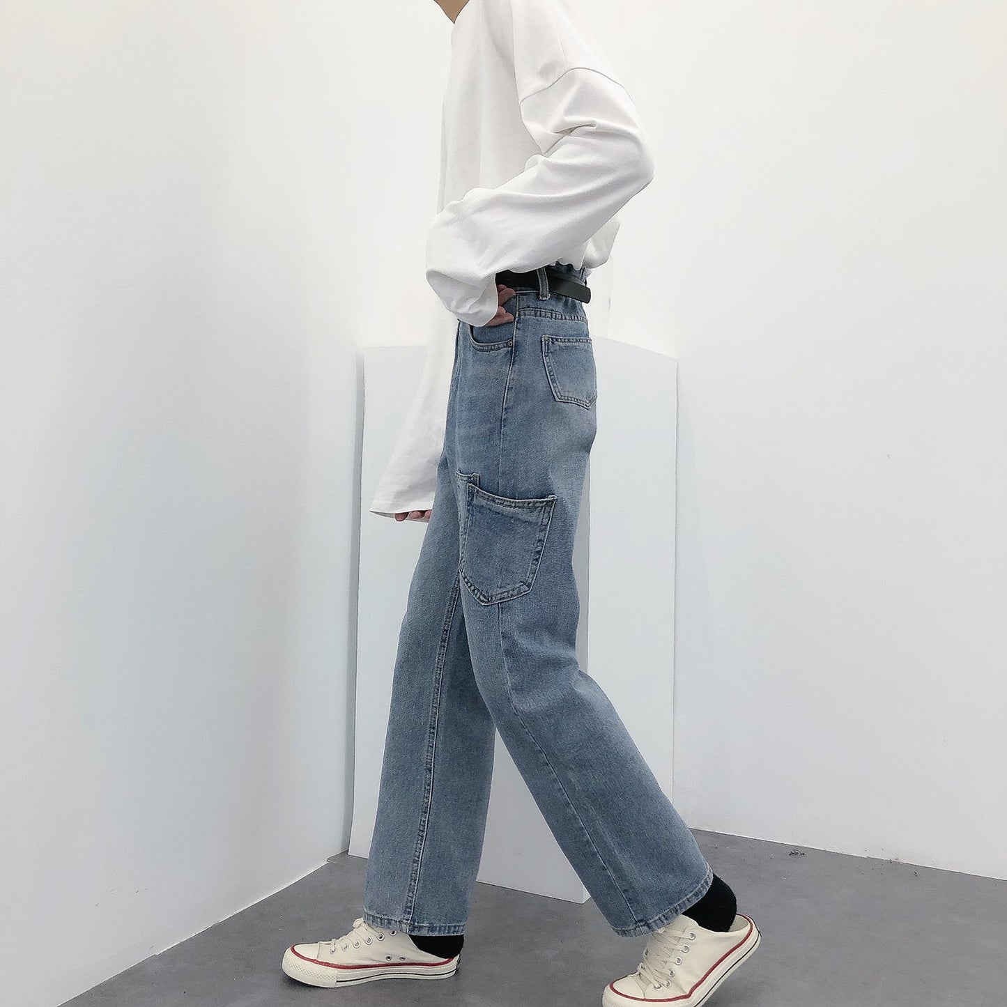 RT No. 1729 STRAIGHT POCKET JEANS