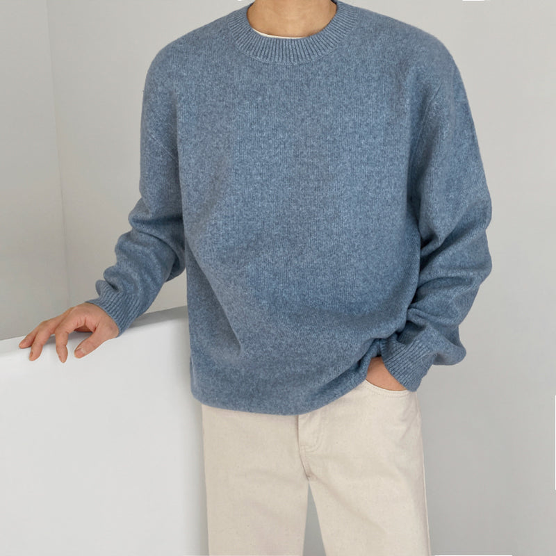 RT No. 3460 ROUND NECK KNITTED SWEATER