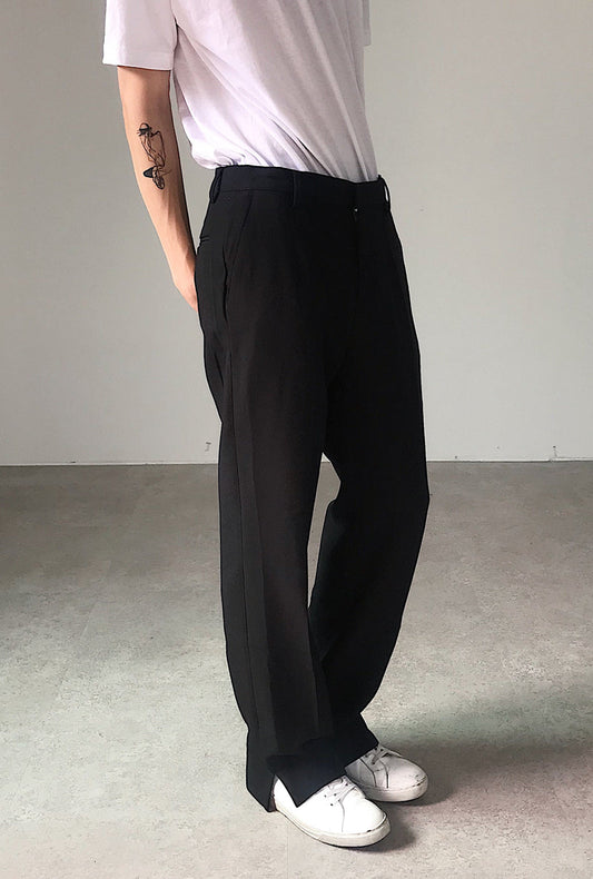 RT No. 3124 STRAIGHT SLIT TAILORED PANTS