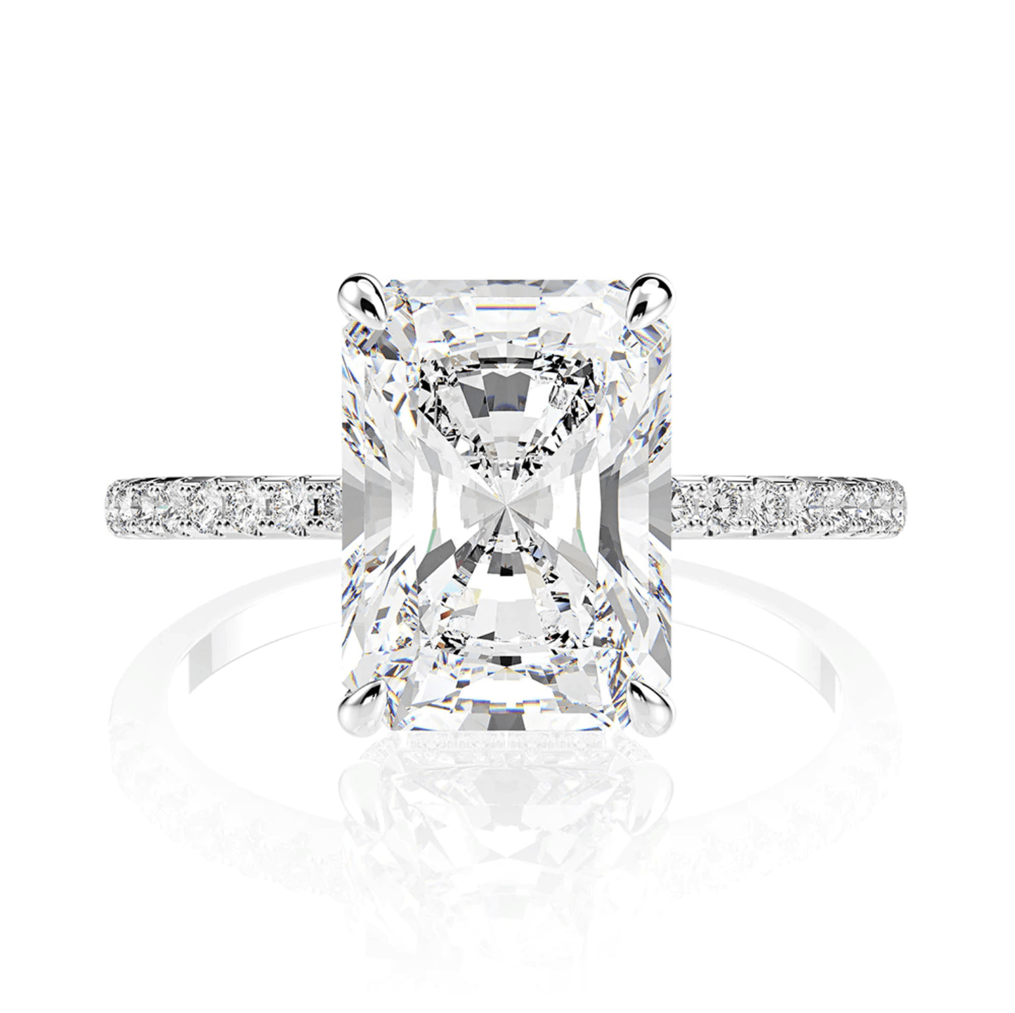 The Sophia Emerald Cut Ring