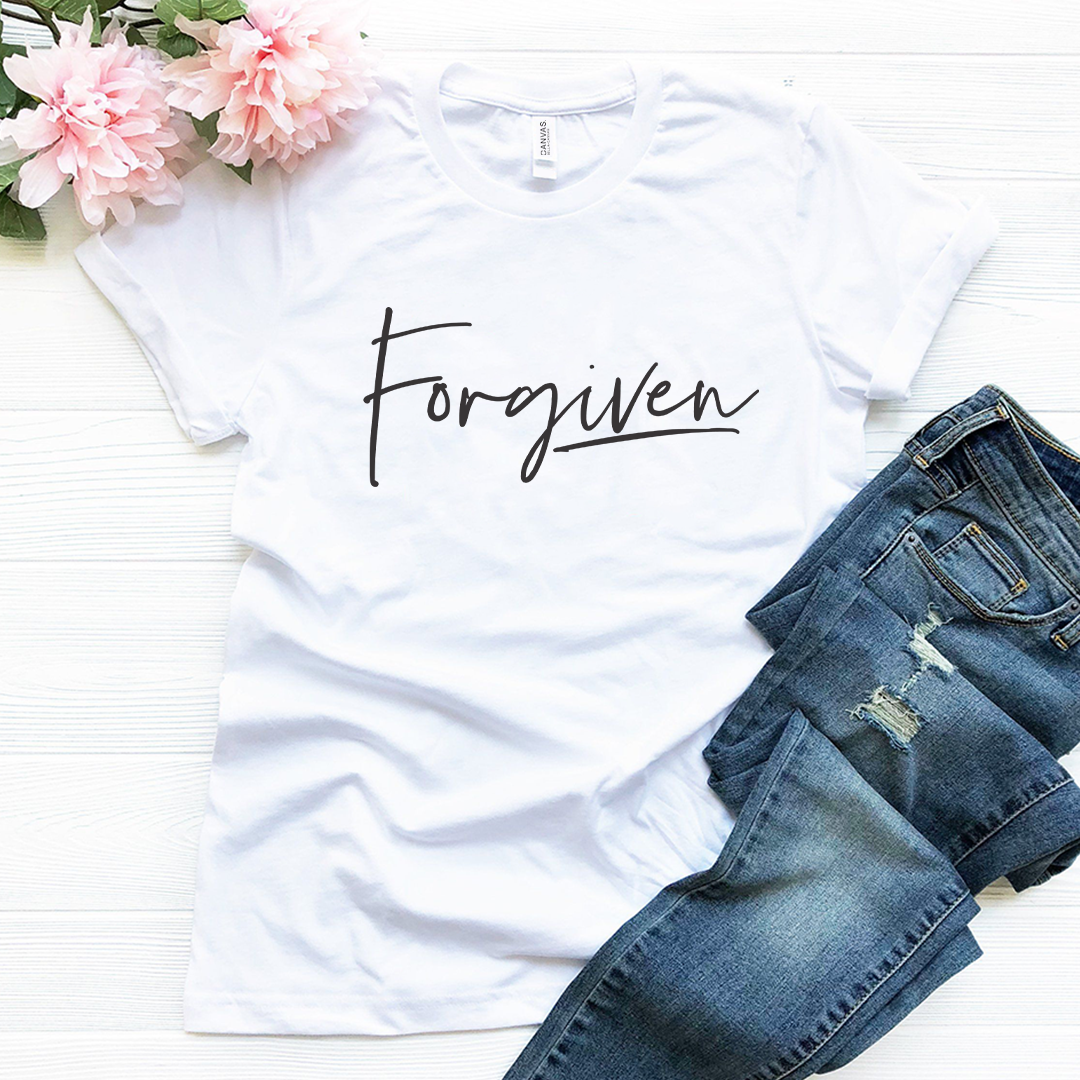 Forgiven Script Tee