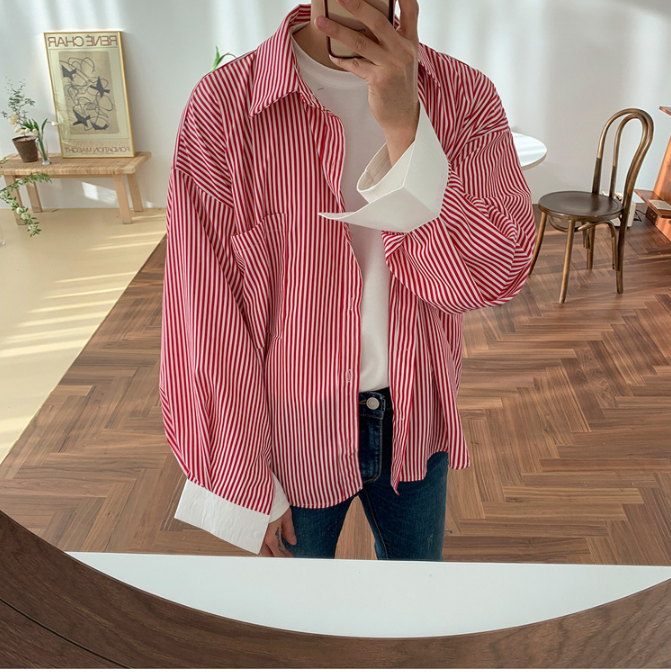 RT No. 515 TWO PIECE STRIPED SHIRT