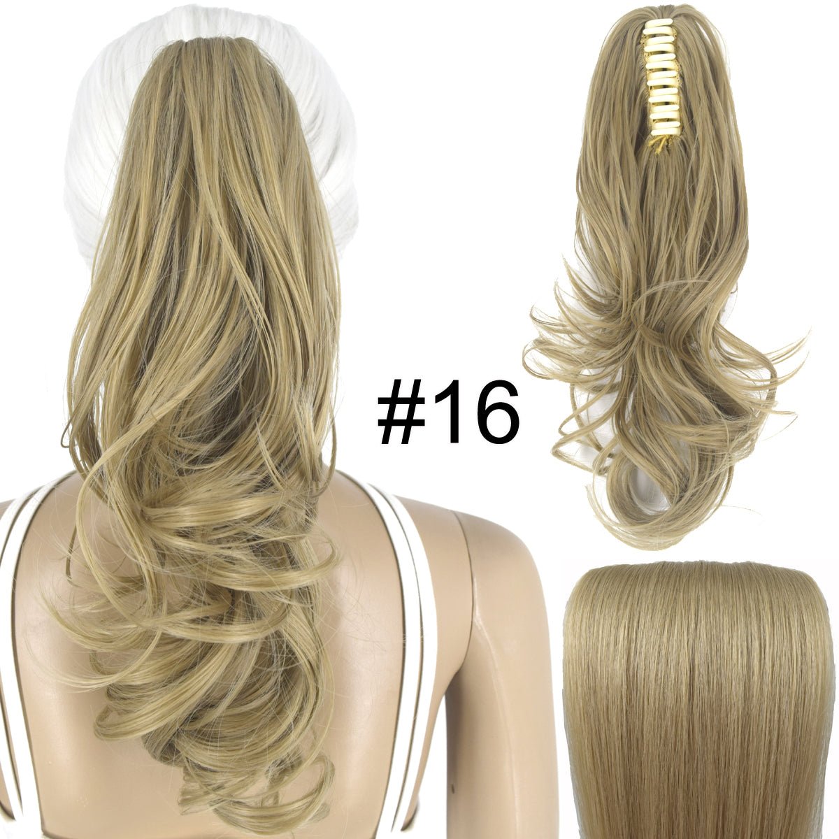 Wavy Claw Clip in Ponytail Hair Extensions