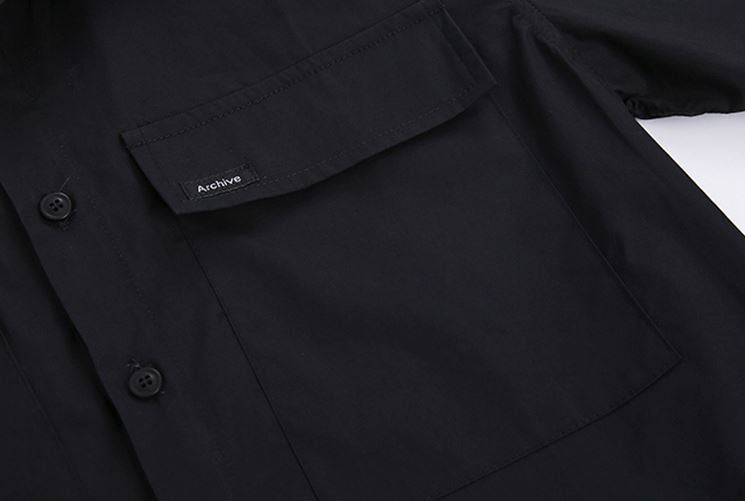 RT No. 4392 JAPANESE ESSENTIAL HALF-SLEEVE COLLAR SHIRT